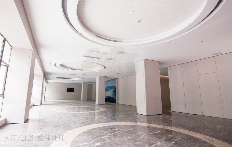 醫(yī)院大廳鋼制墻板.jpg undefined